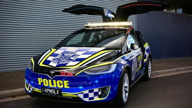 Tesla Model X joins Victoria Police fleet in an EV first