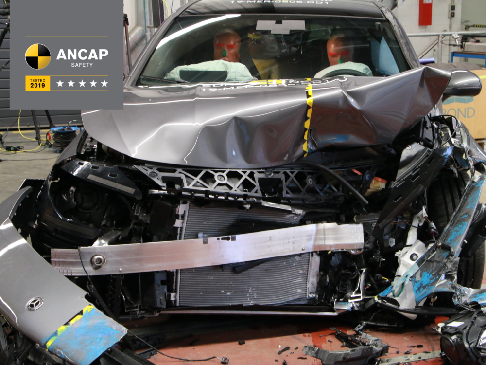 Mercedes-Benz and Peugeot score 5 stars; Citroen 4 in latest ANCAP safety ratings