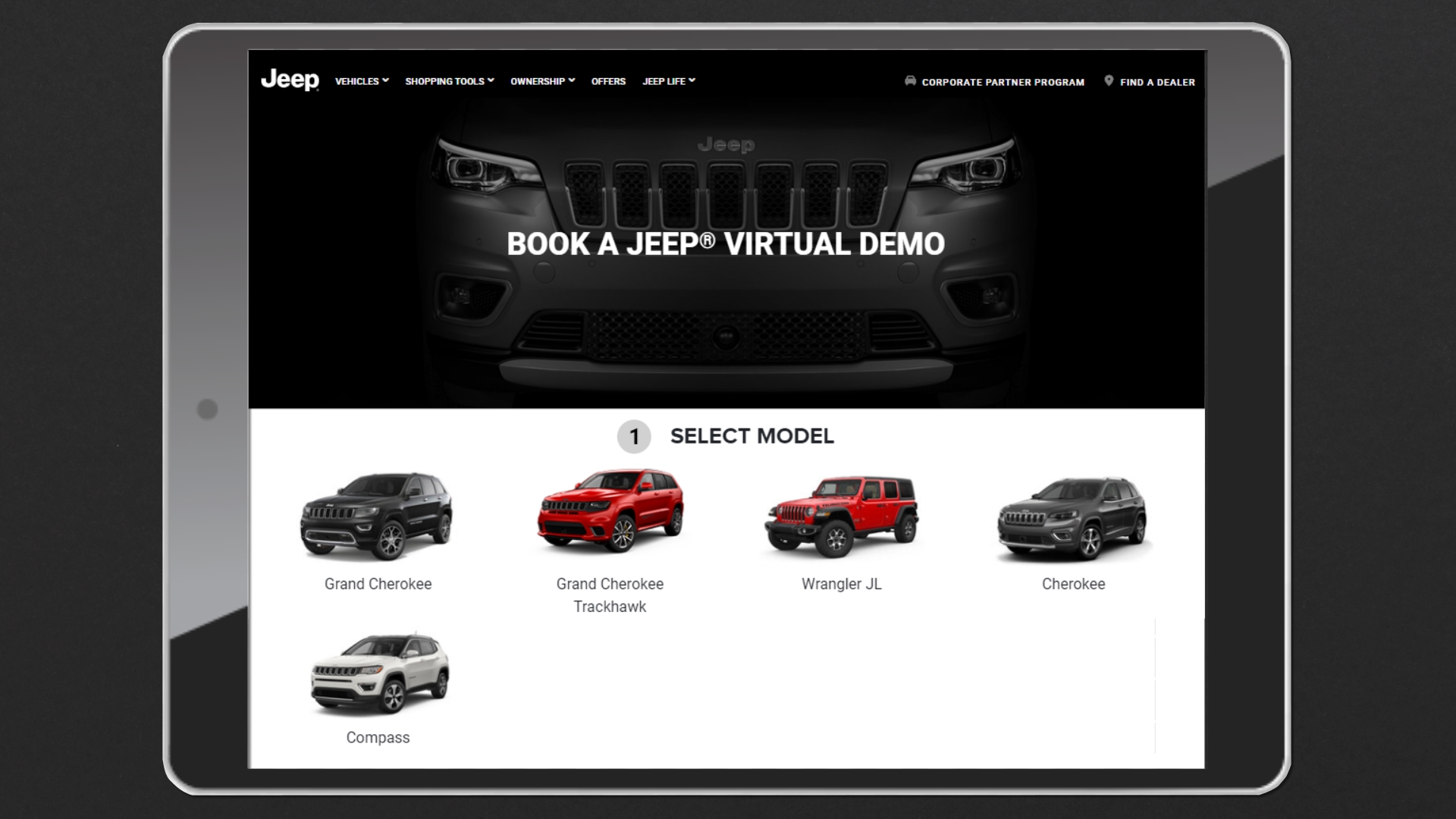 Jeep Australia launches virtual vehicle demos