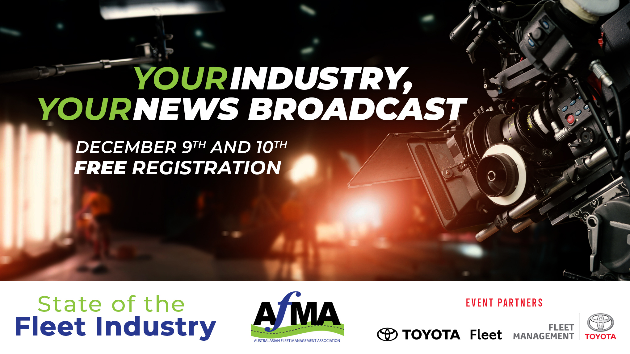 Just 12 days until AfMA’s industry broadcast