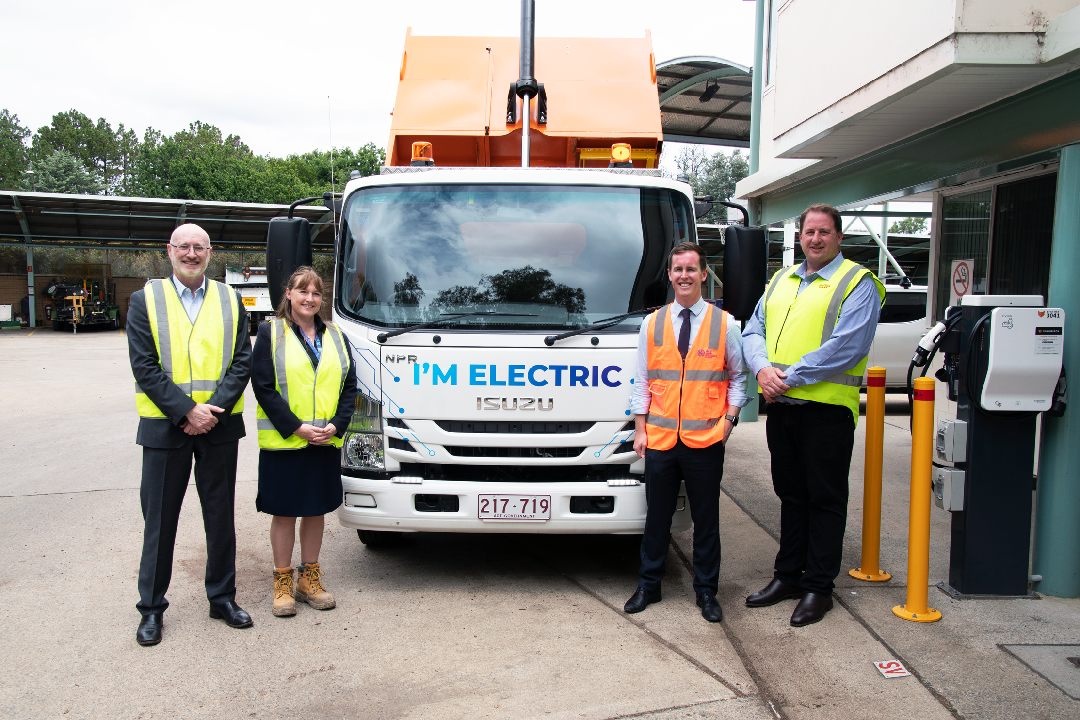ACT Government launches first SEA EV Tipper Truck