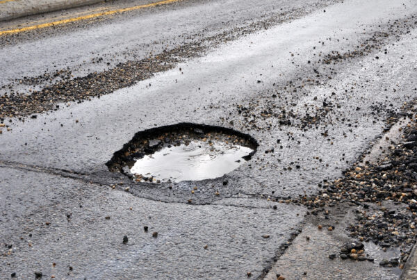 hole in road