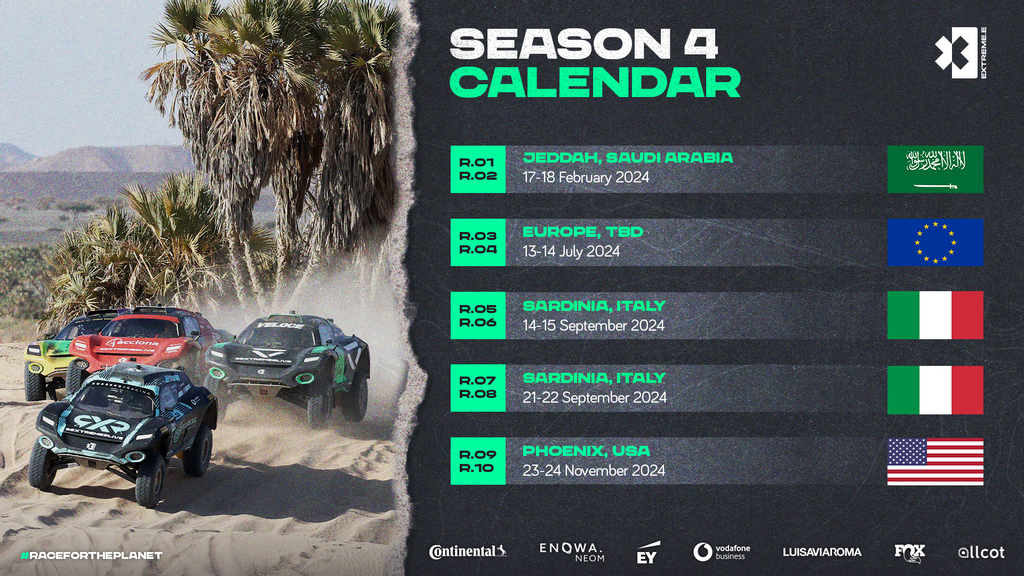 Thrilling 2024 Race Calendar Announced for Extreme E