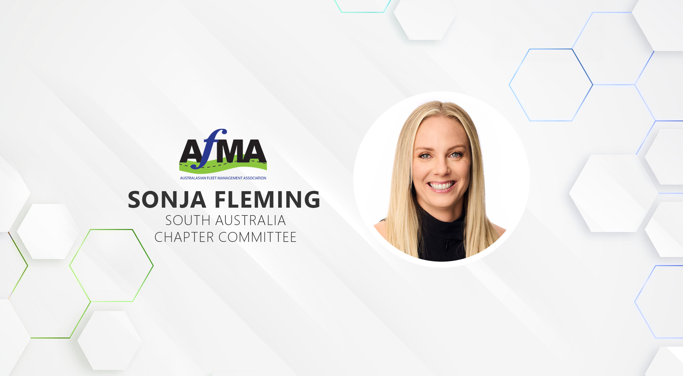 Welcome, Sonja Fleming, to AfMA’s South Australia Chapter!