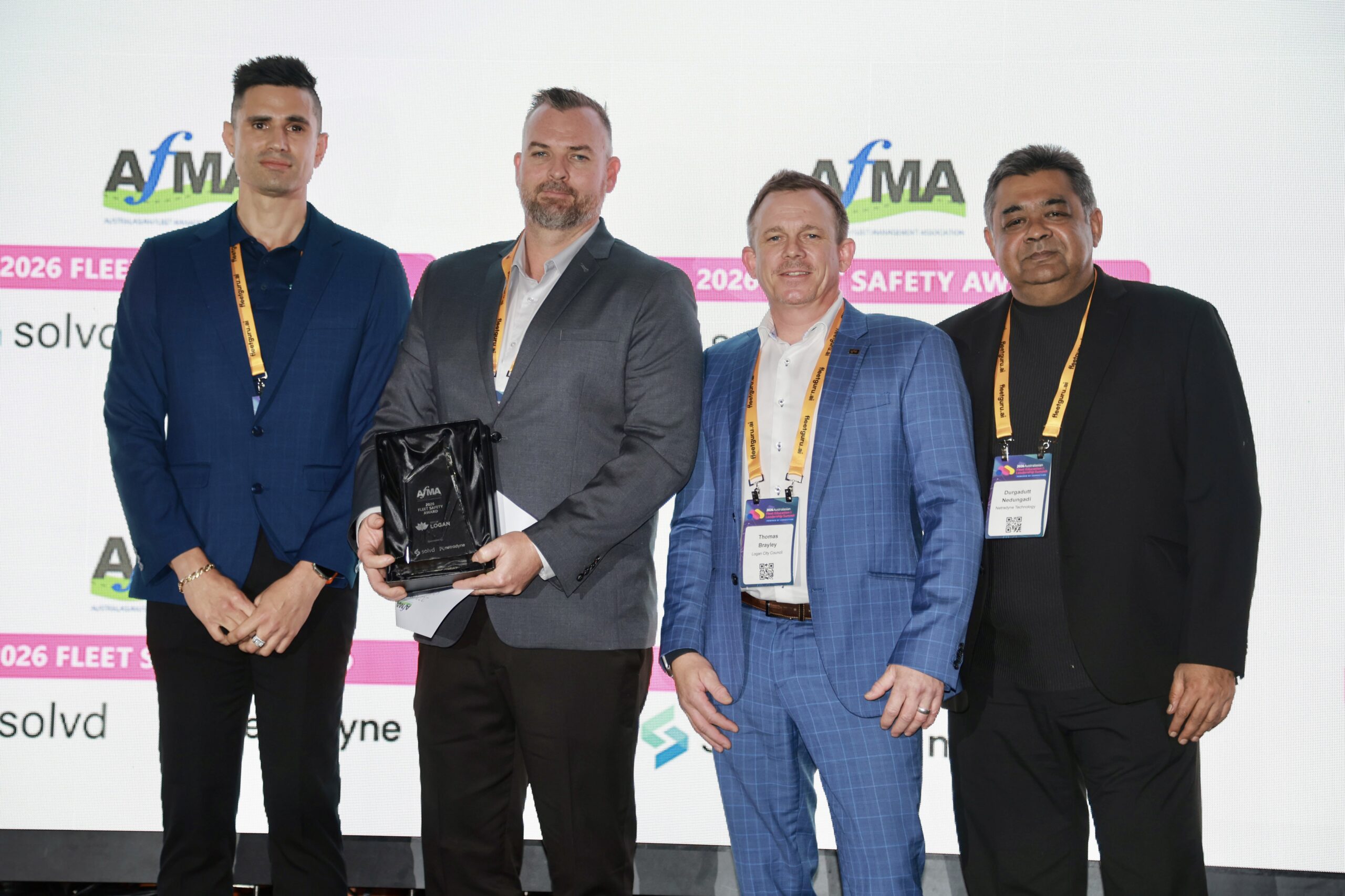 Logan City Council wins the prestigious 2026 AFMA Fleet Safety Award