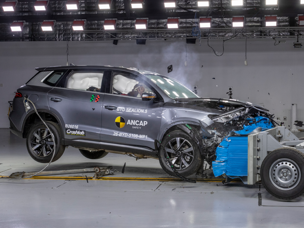BYD Sealion 5 receives three-star ANCAP safety rating